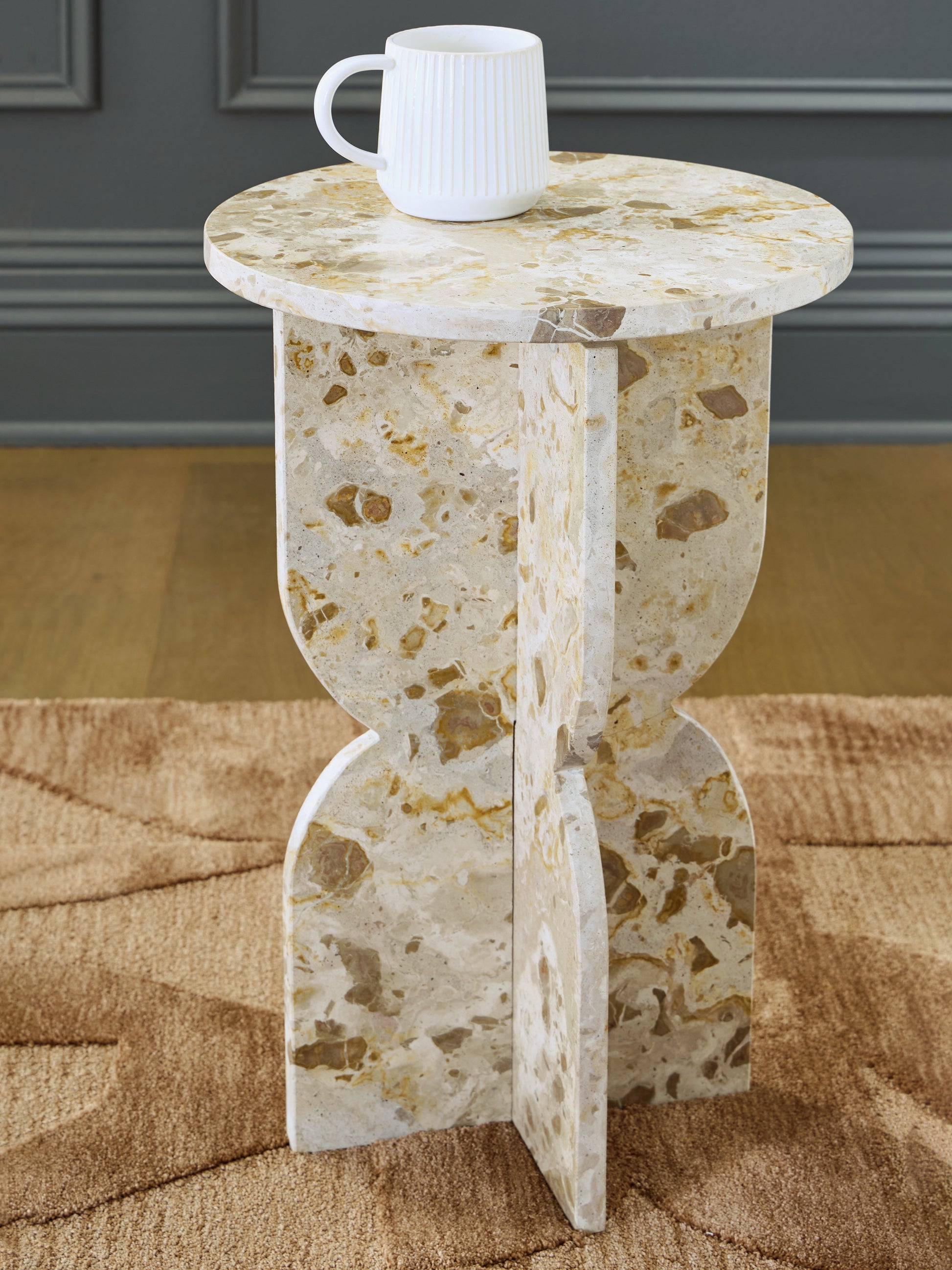 The Furniture Outlets - Ashley Furniture - Treygan Accent Table - Accent Table / Beige - A4000647