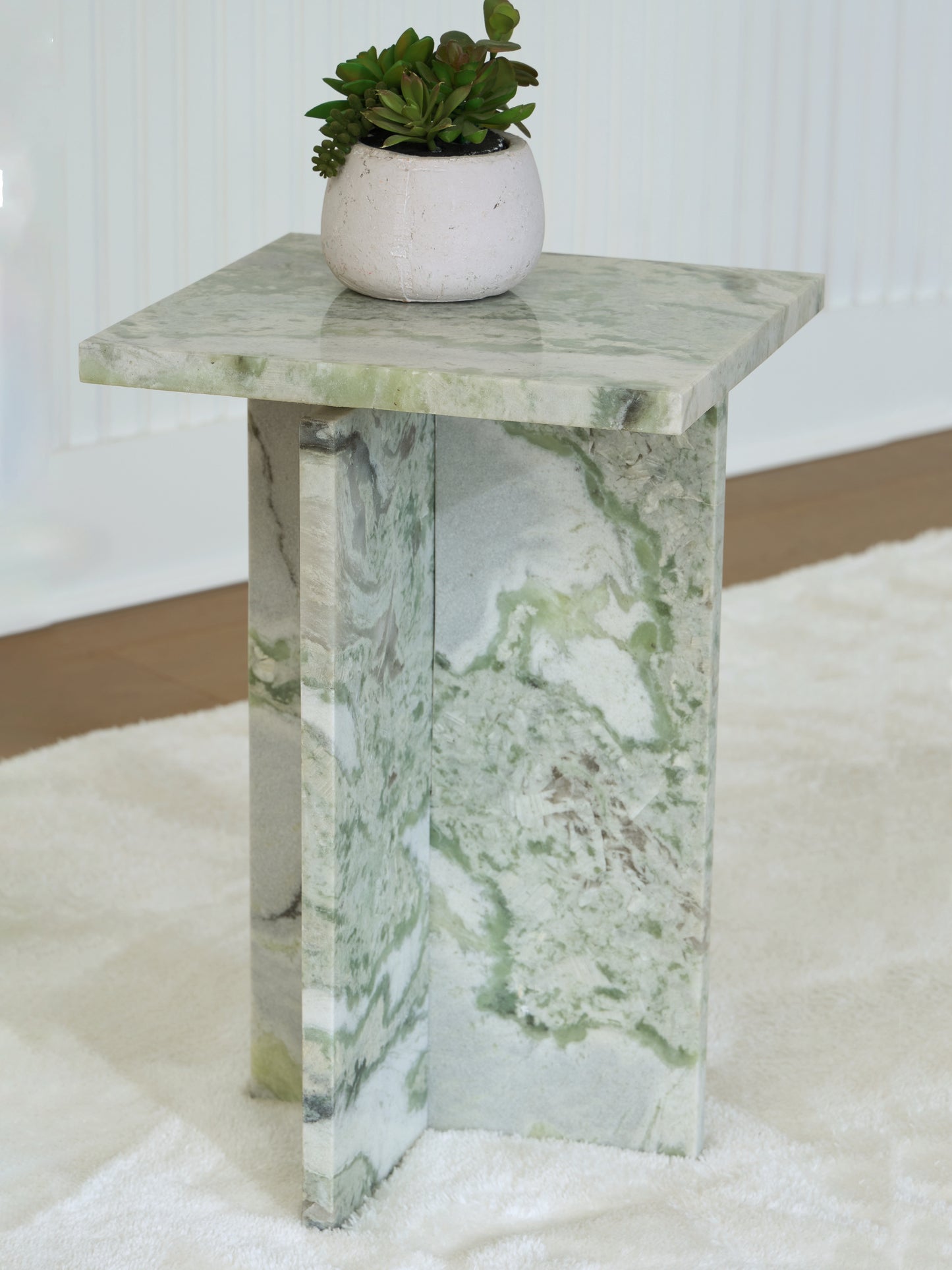 The Furniture Outlets - Ashley Furniture - Deaconwell Accent Table - Accent Table / White/Green - A4000648