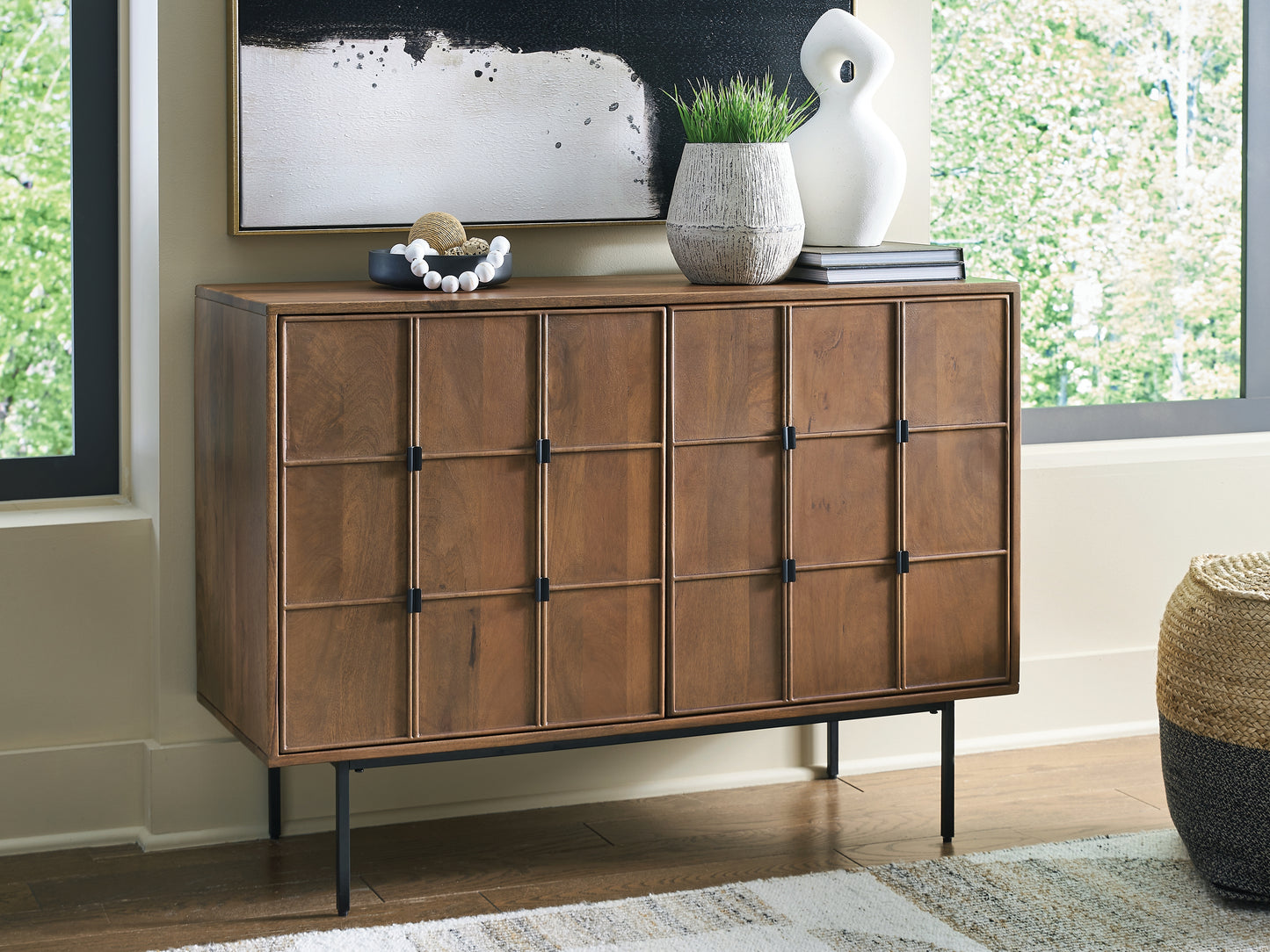 The Furniture Outlets - Ashley Furniture - Juddins Accent Cabinet - Accent Cabinet / Brown - A4000692