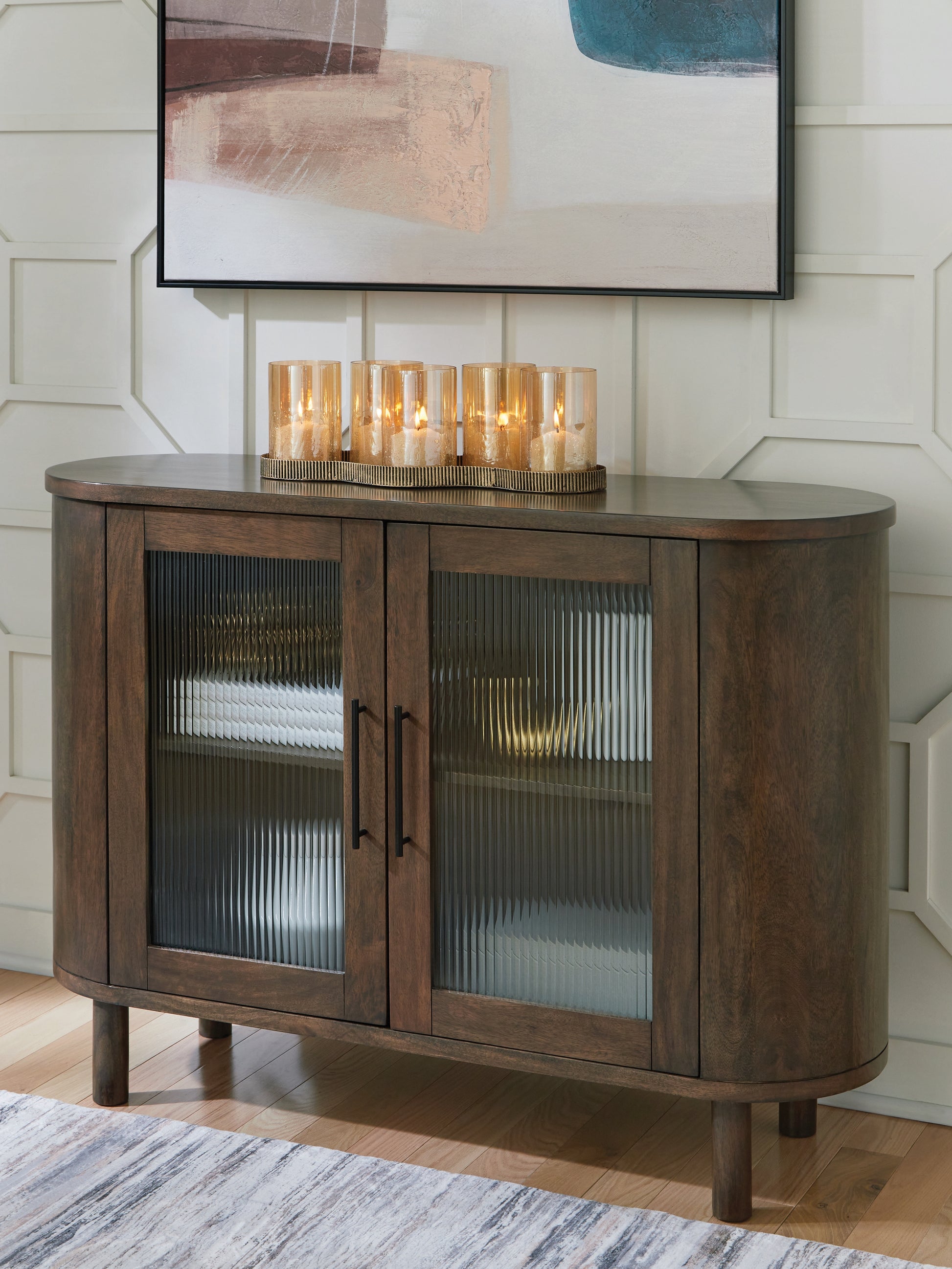 The Furniture Outlets - Ashley Furniture - Mayridge Accent Cabinet - Accent Cabinet / Medium Brown - A4000694