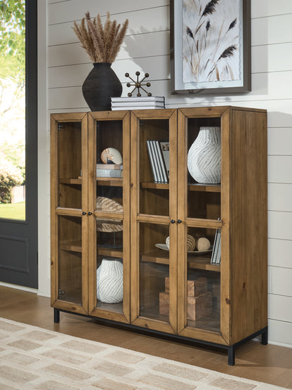 The Furniture Outlets - Ashley Furniture - Wrenridge Accent Cabinet - Accent Cabinet / Gray Brown - A4000706