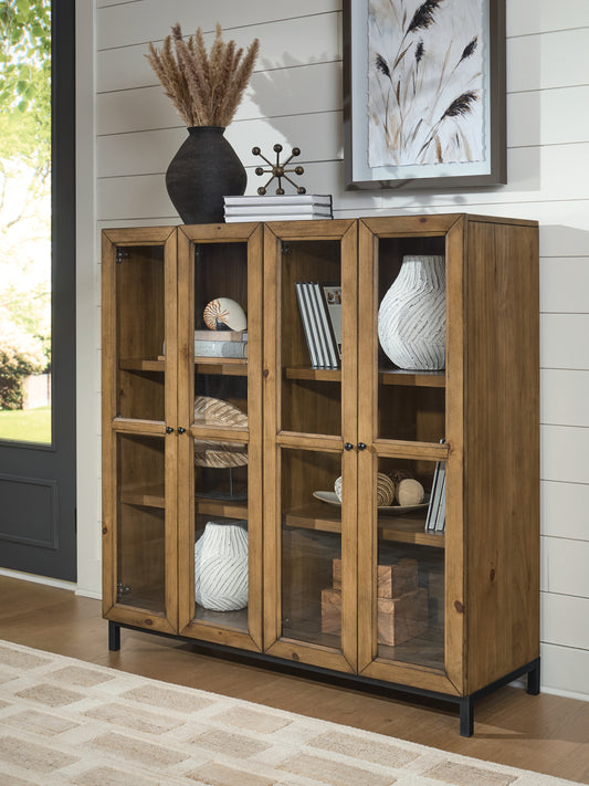 The Furniture Outlets - Ashley Furniture - Wrenridge Accent Cabinet - Accent Cabinet / Gray Brown - A4000706