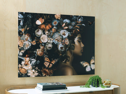 The Furniture Outlets - Ashley Furniture - Valfer Wall Decor - Wall Art / Orange/Black/White - A8000481