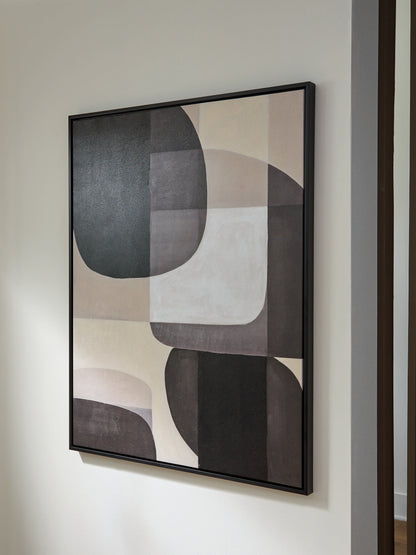The Furniture Outlets - Ashley Furniture - Kesleigh Wall Decor - Wall Art / Black/White - A8000495