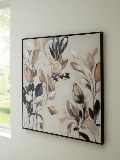The Furniture Outlets - Ashley Furniture - Trulow Wall Decor - Wall Art / Tan/Brown/Black - A8000504