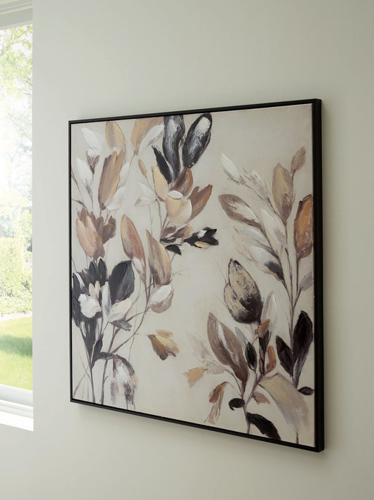 The Furniture Outlets - Ashley Furniture - Trulow Wall Decor - Wall Art / Tan/Brown/Black - A8000504