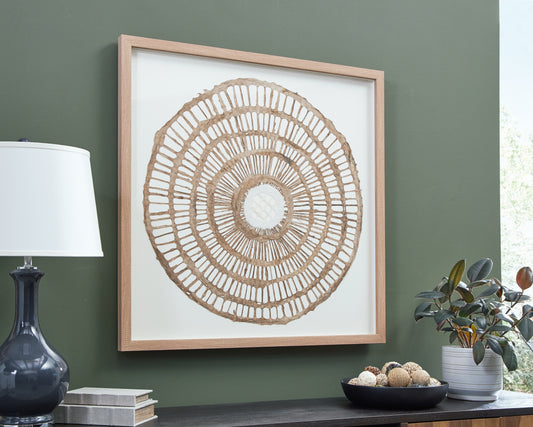 The Furniture Outlets - Ashley Furniture - Brockham Wall Decor - Wall Decor / Brown - A8010304