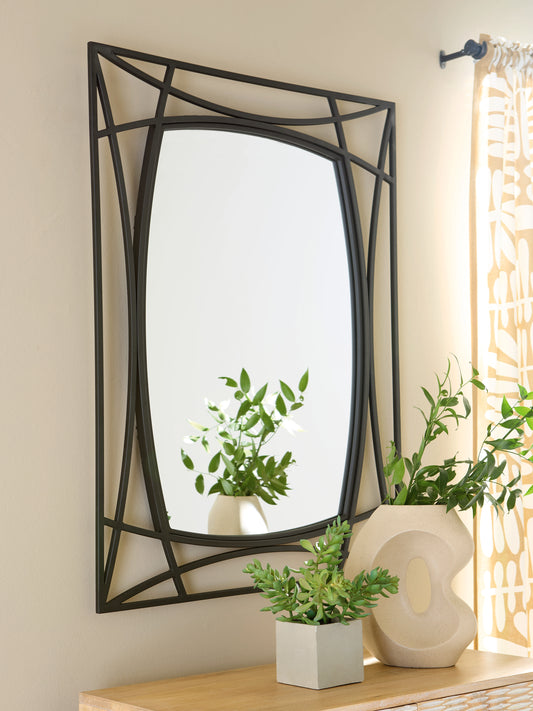 The Furniture Outlets - Ashley Furniture - Freenville Mirror - Accent Mirror / Black - A8010408