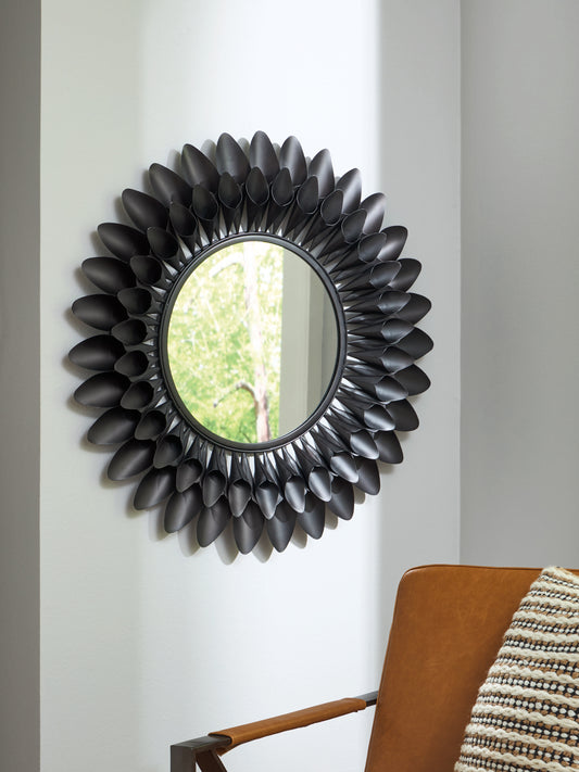 The Furniture Outlets - Ashley Furniture - Ryenmour Mirror - Accent Mirror / Oil Rubbed Bronze Finish - A8010421