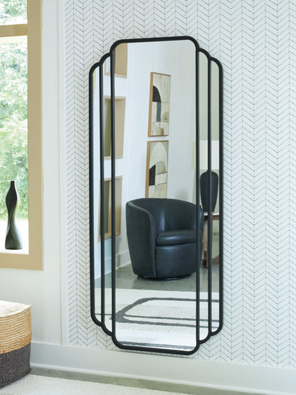 The Furniture Outlets - Ashley Furniture - Antigone Mirror - Floor Mirror / Black - A8010434