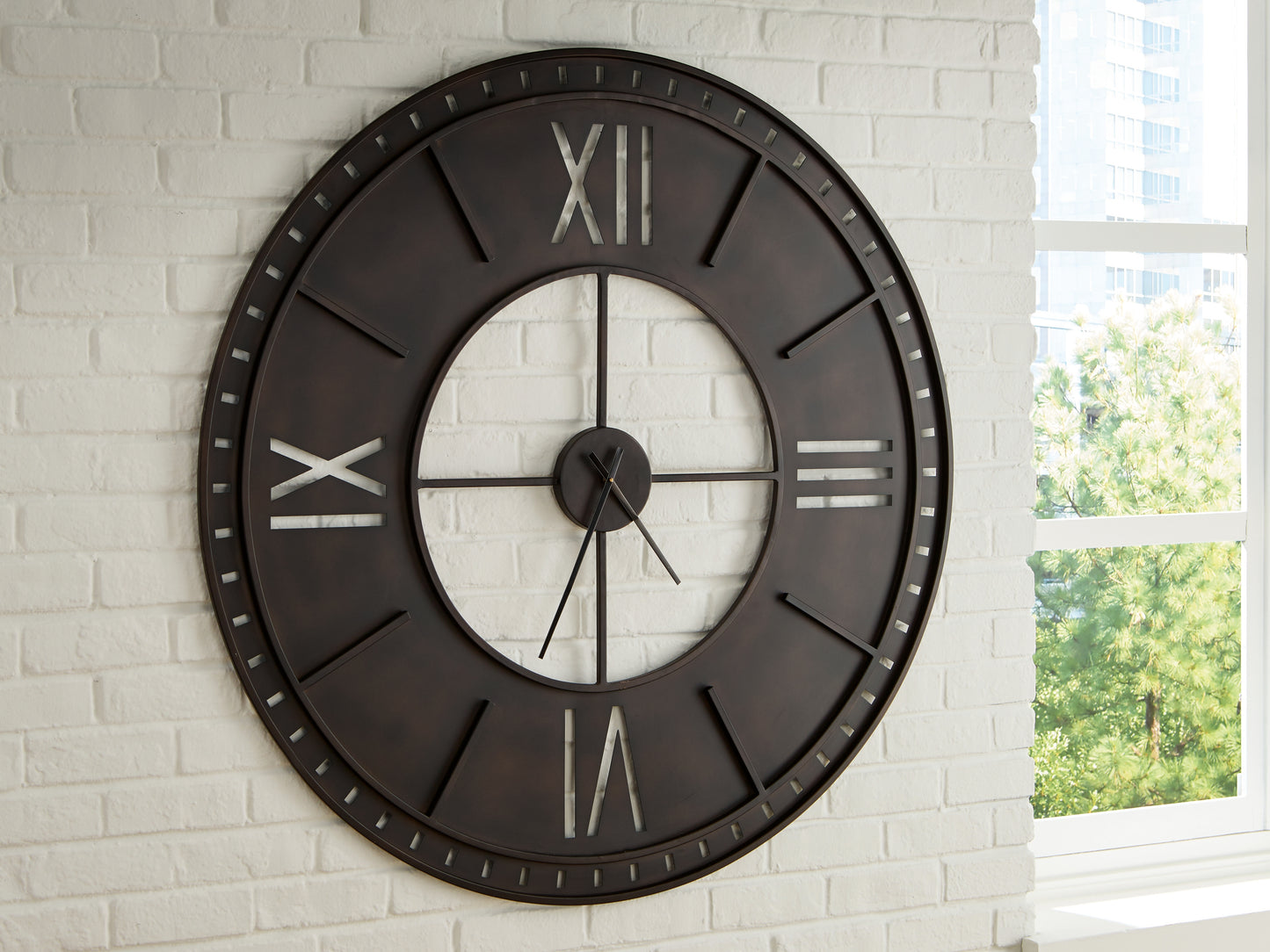 The Furniture Outlets - Ashley Furniture - Lytle Wall Decor - Wall Clock - A8010453