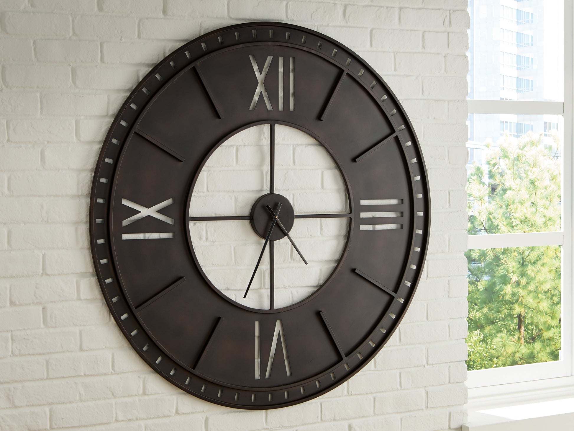 The Furniture Outlets - Ashley Furniture - Lytle Wall Decor - Wall Clock - A8010453