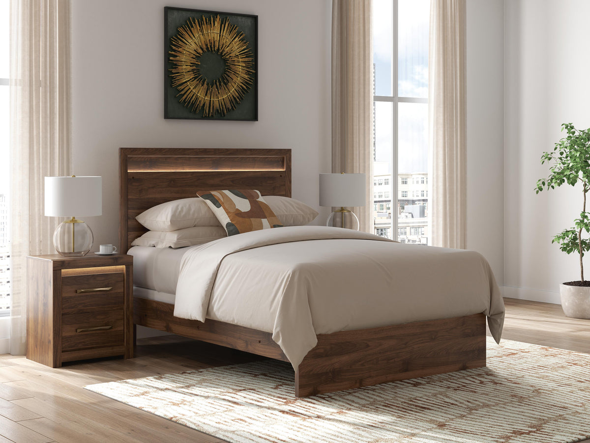 The Furniture Outlets - Ashley Furniture - Janfyn Bedroom - Full Panel  Bed / Brown - PCB1010B18