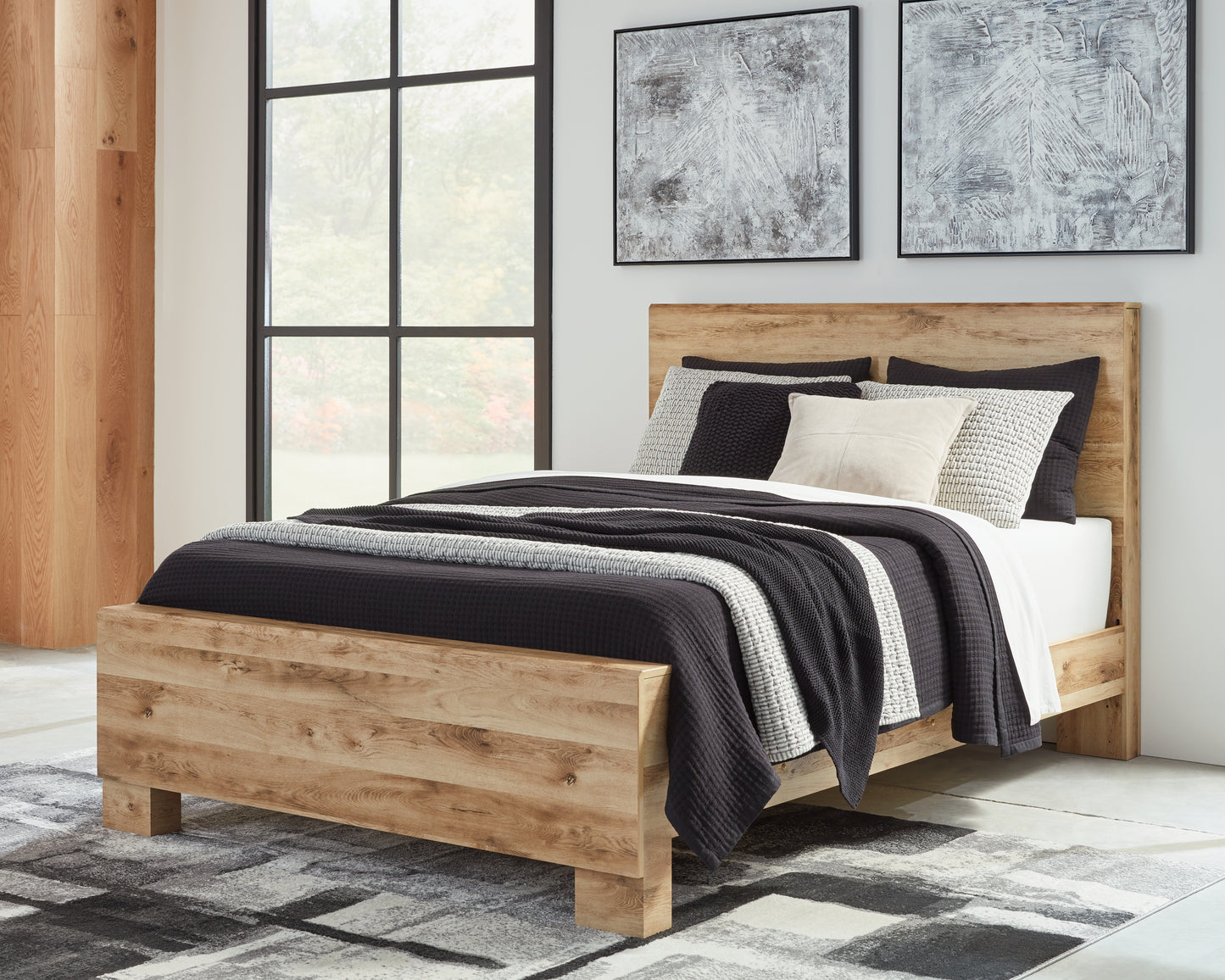 The Furniture Outlets - Ashley Furniture - Hyanna Bedroom - Queen Panel Bed / Tan Brown - B1050B2
