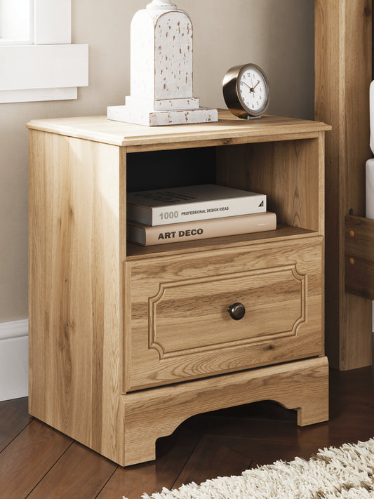 The Furniture Outlets - Ashley Furniture - Aleaport Bedroom - King Panel Bed / Warm Brown - PCB1075B8
