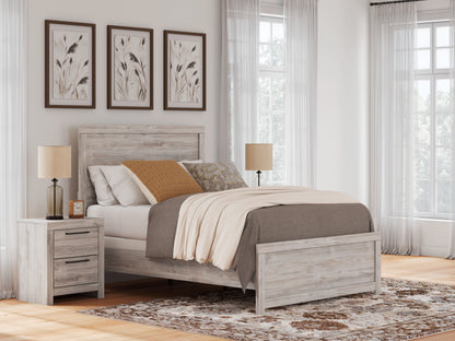 The Furniture Outlets - Ashley Furniture - Broachmyn Bedroom - Full Panel Bed / Gray - PCB1120B9