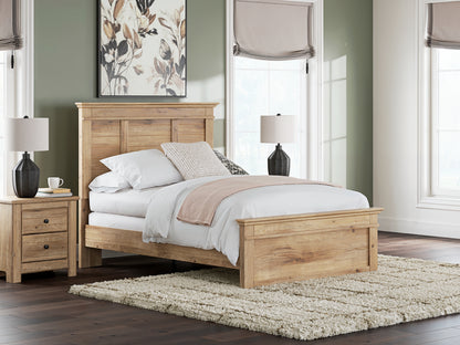 The Furniture Outlets - Ashley Furniture - Makidern Bedroom - Full Panel Bed / Tan - PCB1170B19