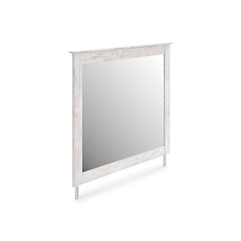 The Furniture Outlets - Ashley Furniture - Makidern Bedroom - Bedroom Mirror / Whitewash - PCB1171-36