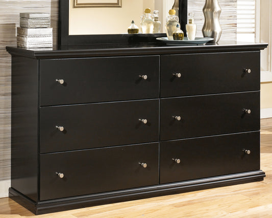 The Furniture Outlets - Ashley Furniture - Maribel Bedroom - King Panel Bed / Black - B138B57
