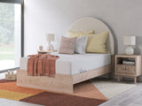 Full Upholstered Panel Bed
