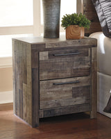 Queen Panel Bed with 2 Side Storage