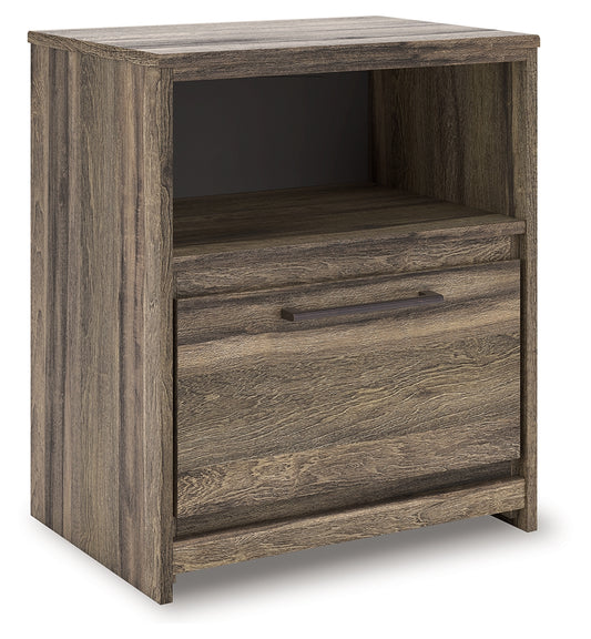 The Furniture Outlets - Ashley Furniture - Elbrim Bedroom - Full Panel Storage Bed / Brown - PCB2005B10