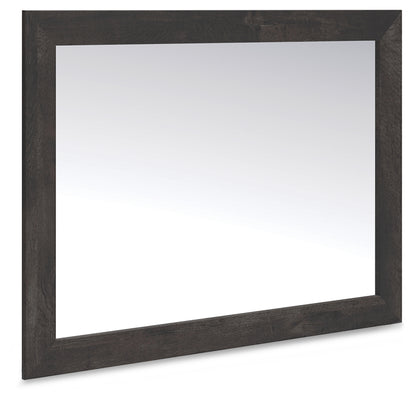 The Furniture Outlets - Ashley Furniture - Hollivern Bedroom - Bedroom Mirror / Dark Gray - PCB2108-36
