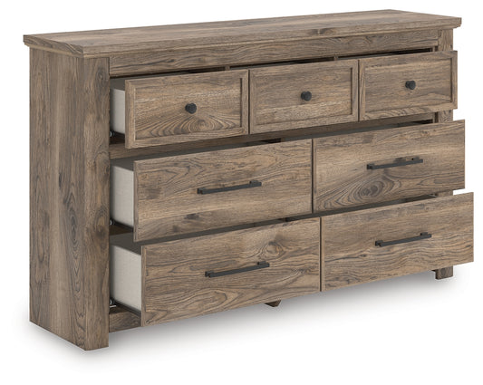 The Furniture Outlets - Ashley Furniture - Rusticott Bedroom - King Panel Bed / Brown - PCB2260B6