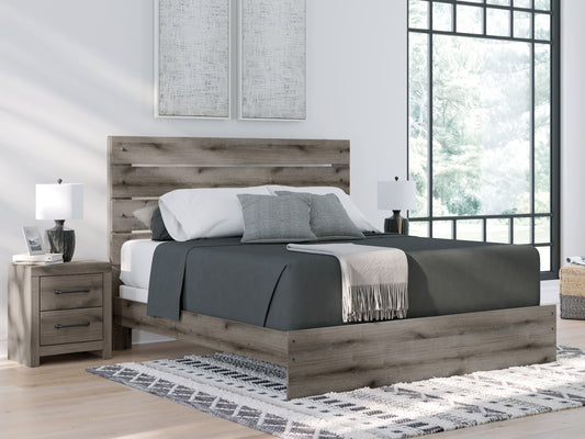 The Furniture Outlets - Ashley Furniture - Graystorm Bedroom - Twin Panel Storage Bed / Brown Gray - PCB2405B18