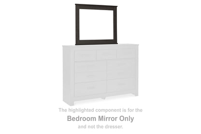 The Furniture Outlets - Ashley Furniture - Brinxton Bedroom - Bedroom Mirror / Charcoal - B249-36