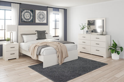 The Furniture Outlets - Ashley Furniture - Stelsie Bedroom - Queen Panel Bed / White - B2588B2