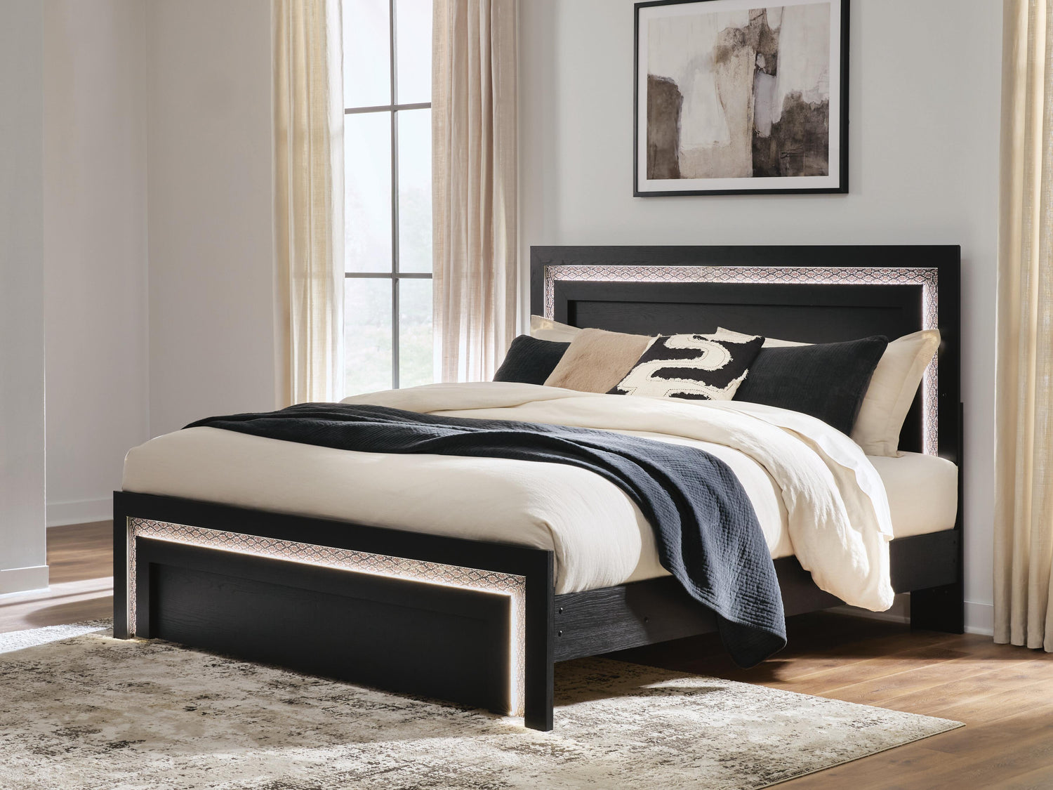 The Furniture Outlets - Ashley Furniture - Brizmore Bedroom - King Panel Bed - PCB2611B17