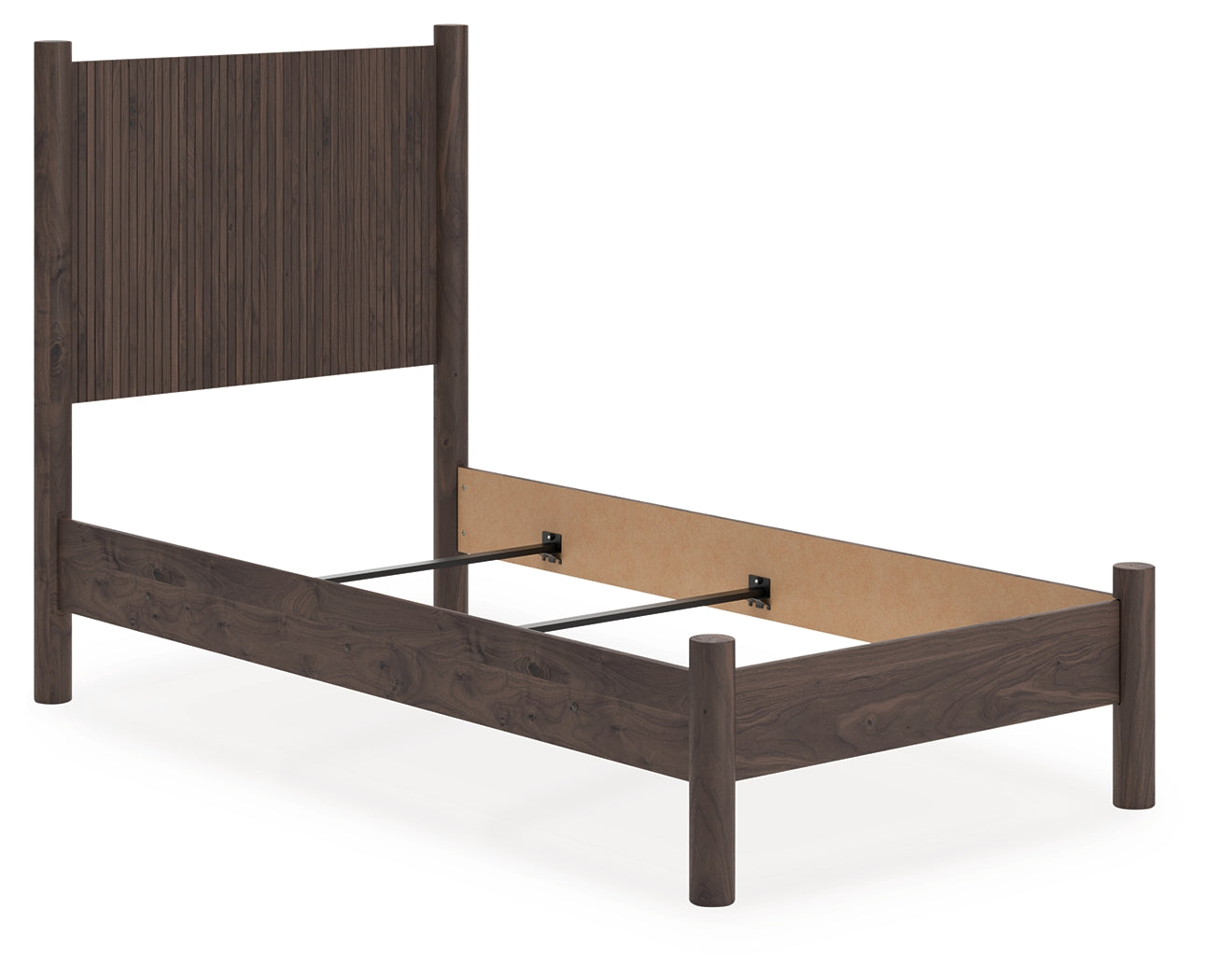 The Furniture Outlets - Ashley Furniture - Pamytta Bedroom - Twin Panel Bed / Brown - PCB2614B14