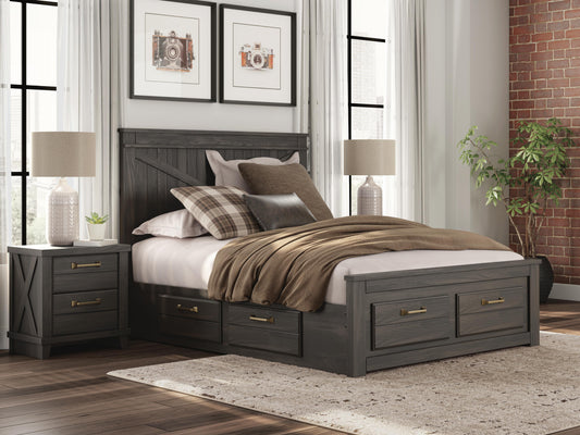 The Furniture Outlets - Ashley Furniture - Vonitta Bay Bedroom - Queen Panel Storage Bed - PCB2648B22