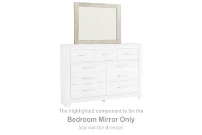 The Furniture Outlets - Ashley Furniture - Bellaby Bedroom - Bedroom Mirror / Whitewash - B331-36
