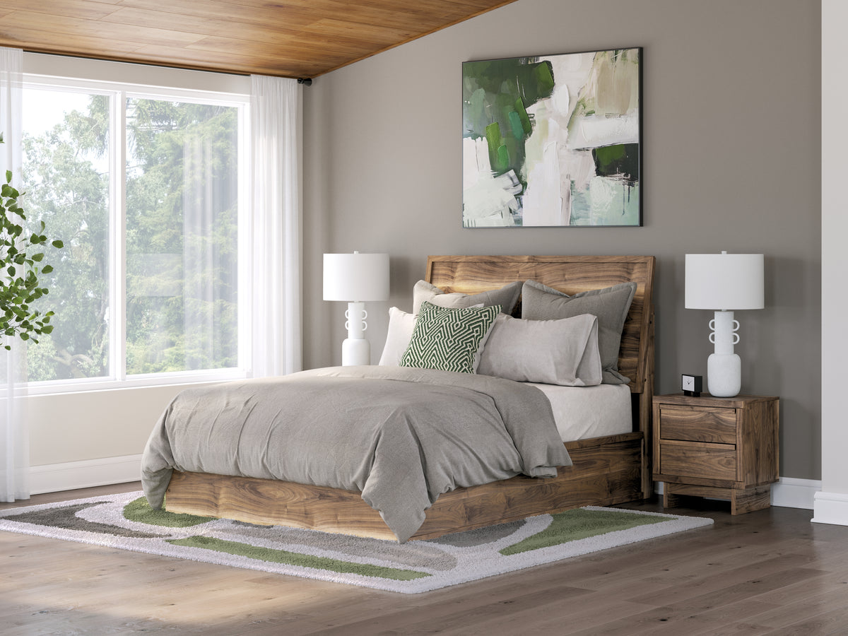 The Furniture Outlets - Ashley Furniture - Chirason Bedroom - Queen Panel Bed / Brown - PCB3367B2