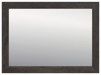 The Furniture Outlets - Ashley Furniture - Fraluna Bedroom - Bedroom Mirror / Charcoal - PCB3370-36