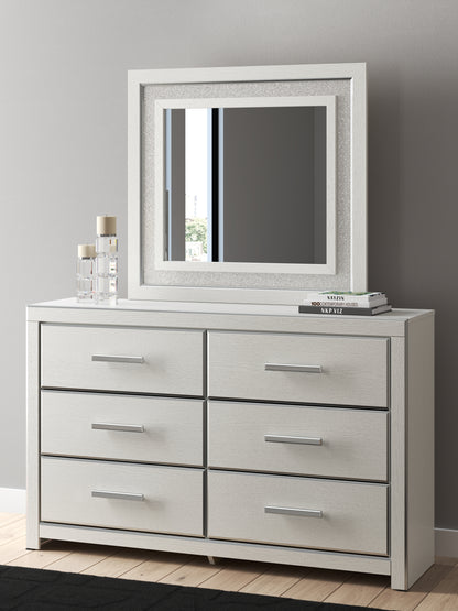 The Furniture Outlets - Ashley Furniture - Zuraleus Bedroom - Dresser and Mirror / White - PCB3381B1