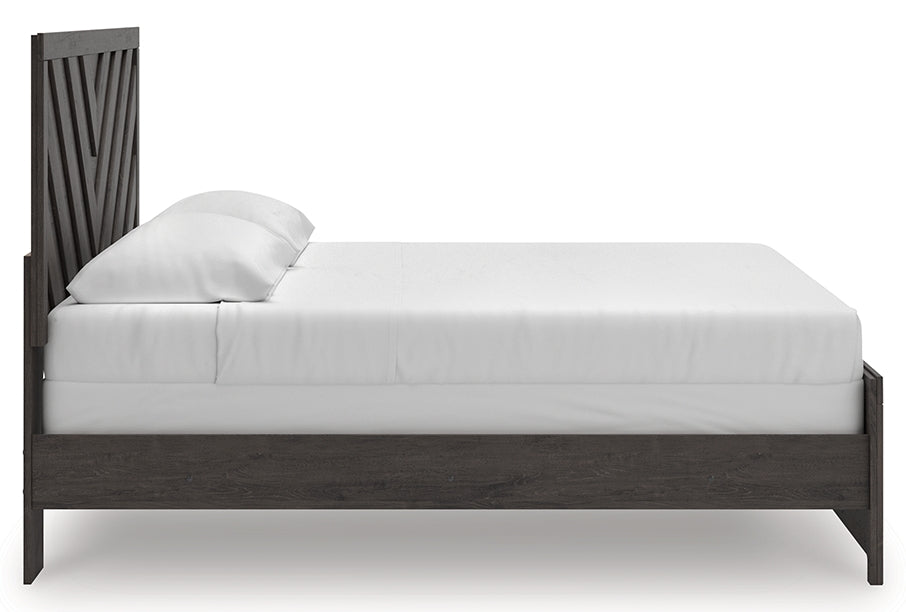 Prendonea King Panel Bed, Dresser and 2 Nightstands