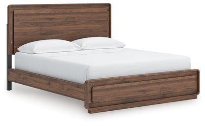 The Furniture Outlets - Ashley Furniture - Fortlorn Bedroom - California King Panel Bed / Walnut Brown - PCB386B5