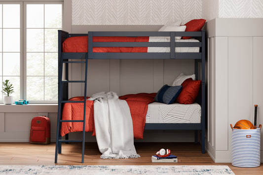 The Furniture Outlets - Ashley Furniture - Nextonfort Bedroom - Twin over Twin Bunk Bed / White - B396B6