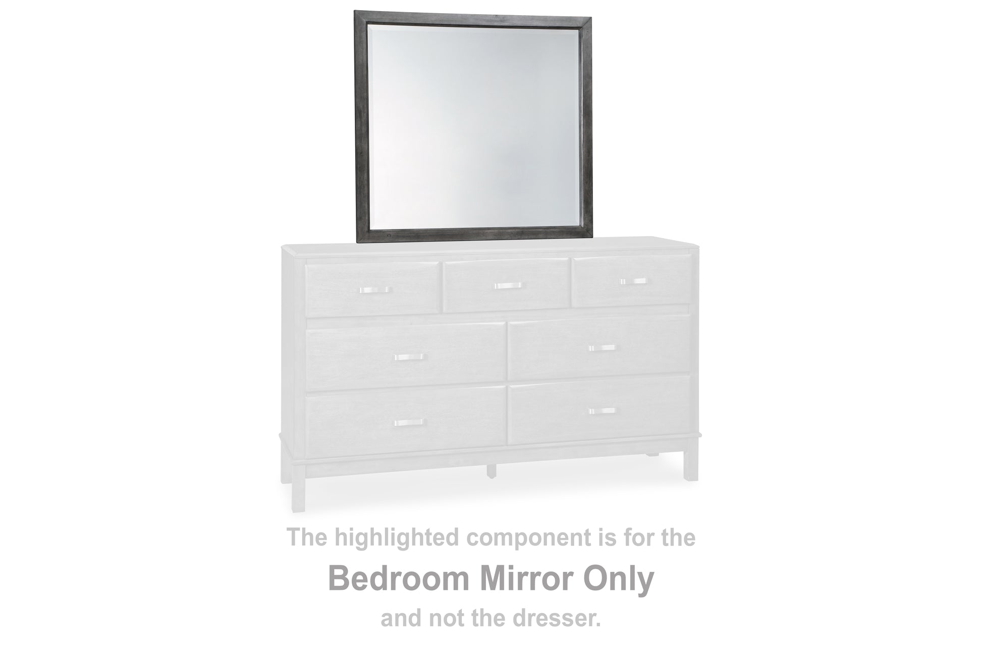 The Furniture Outlets - Ashley Furniture - Caitbrook Bedroom - Bedroom Mirror / Gray - B476-36
