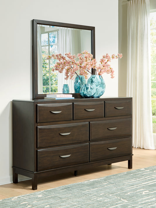 The Furniture Outlets - Ashley Furniture - Vanmore Bedroom - Two Drawer Night Stand / Dark Brown - B479-92