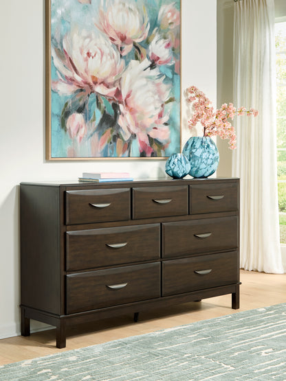 The Furniture Outlets - Ashley Furniture - Vanmore Bedroom - Dresser / Dark Brown - B479-31