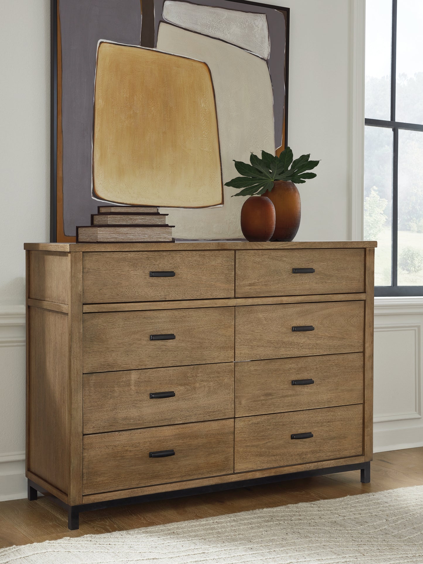 The Furniture Outlets - Ashley Furniture - Tomtyn Bedroom - Dresser / Light Brown - B622-31