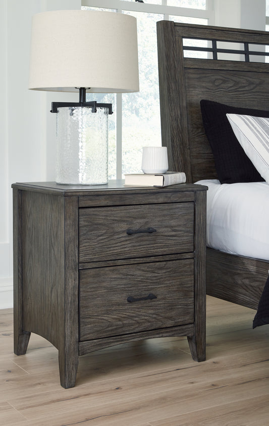 The Furniture Outlets - Ashley Furniture - Montillan Bedroom - California King Panel Bed / Grayish Brown - B651B5