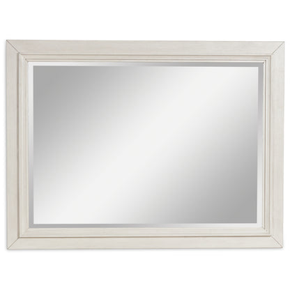 The Furniture Outlets - Ashley Furniture - Shaybrock Bedroom - Bedroom Mirror / Antique White/Brown - B683-36
