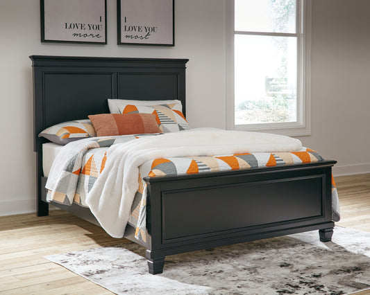 The Furniture Outlets - Ashley Furniture - Lanolee Bedroom - California King Panel Storage Bed / Black - B687B20