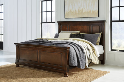 The Furniture Outlets - Ashley Furniture - Porter Bedroom - California King Panel Bed / Rustic Brown - B697B12