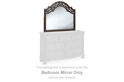 The Furniture Outlets - Ashley Furniture - Lavinton Bedroom - Bedroom Mirror / Brown - B764-36